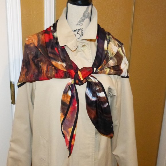 Huge Silk Scarf - A.Y. Jackson 's Red Maple National Gallery of Canada - Picture 7 of 10